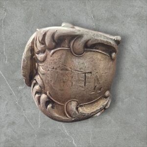 Antique Silver Ring with Ornate Design